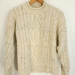 Cozy Cream Cable Knit Sweater